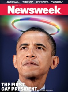 Newsweek names Obama ‘The First Gay President’ in shocking cover talking about his support of same-sex marriage
