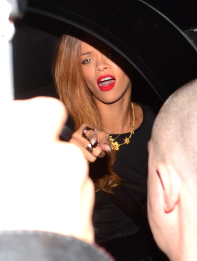 Rihanna crashes Chris Brown’s ex-girlfriend Karrueche Tran’s club party