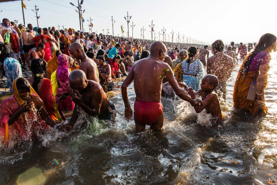 Deadly stampede as millions flock to Ganges festival