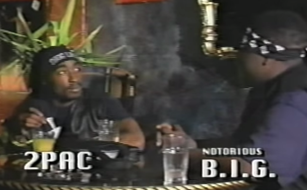 Tupac and Biggie freestyle in the footage that you’ll never forget