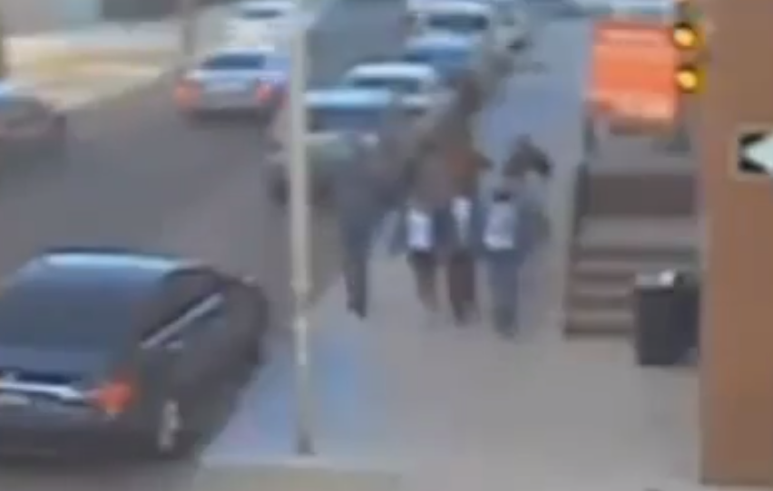 Watch this Temple University student get hit in the face with a brick