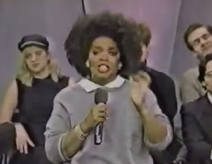 Oprah goes head-to-head with skinheads: And they hate her