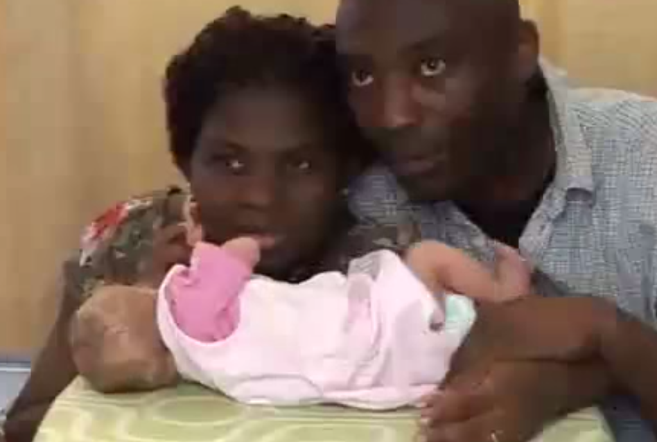 Black parents give birth to a blonde-haired, white baby