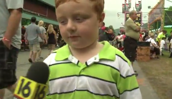 “Apparently” This Kid is Awesome, Steals the Show During Interview