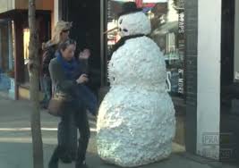 Funny Scary Snowman Prank!